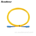 Cable de conexión de fibra óptica SC-SC OEM de fábrica profesional para solución de red